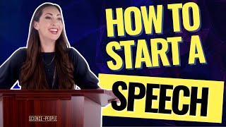 How to Start a Speech The Best and Worst Speech Openers [upl. by Hachman144]