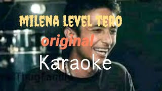 milena level tero karaoke with lyrics original track ANTF gbob vs maila [upl. by Idden]