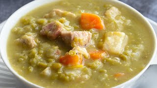 The BEST Winter Soup Recipe Dutch Pea Soup  Erwtensoep [upl. by Oina]