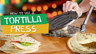 How to Use a Tortilla Press [upl. by Brosy448]