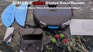 LuBlueLu LASER LIDAR Robot Vacuum with Mop amp Advanced Mapping [upl. by Ayalat822]