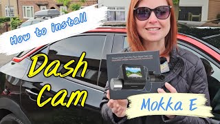 70mai A500S Dash Cam on Mokka E [upl. by Eceinal]