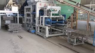 full automatic hollow block making machine paver machine sales [upl. by Auqeenwahs]