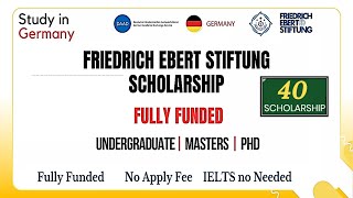 Fully Funded 40 Scholarships  Germany  No IELTS  5 Lakh Monthly Stipend [upl. by Acireed]