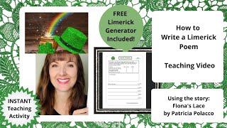 How to Write a Limerick Poem Teaching Video [upl. by Aivull]