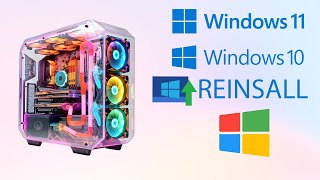 Windows 10 Reinstall Tutorial StepbyStep Installation amp Reinstallation Guide  Anything TampU [upl. by Yatnuahc]