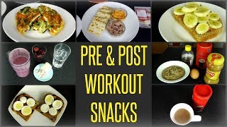 10 Best Pre amp Post Workout Meals  Snacks [upl. by Dymphia]