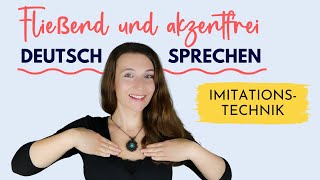 Akzentfrei und fließend Deutsch sprechen mit der Imitationstechnik│Dialog│Richtig Deutsch lernen [upl. by Osmond]