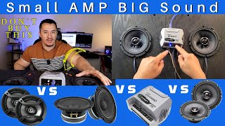 Timpano TPT5004 VS Skar Audio TX65 65quot VS DS18 6PRO300MB4 PRO VS Pioneer TSF1634R [upl. by Serg]