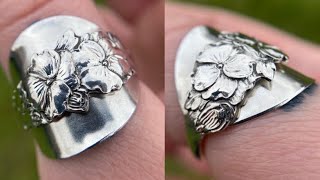 Making A Blossom Spoon Ring [upl. by Standish881]