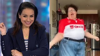 Lefties losing it Rita Panahi mocks ‘never Trump’ woman dancing [upl. by Yecal]