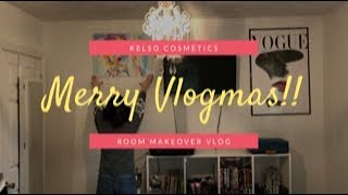 REDOING MY BEDROOM  KELSO COSMETICS VLOG [upl. by Kaylyn]