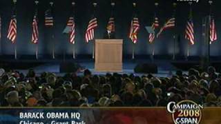 Obama Victory Speech   Speech [upl. by Suivatco679]