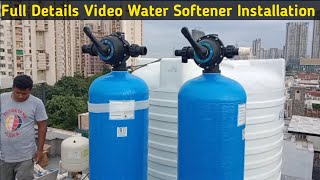 Water Softener Installation In Hindi  Full details video  Water Softener for Home [upl. by Hoxie825]