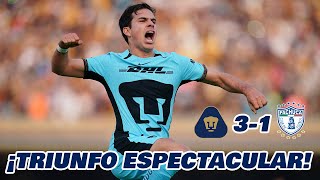 PUMAS VENCE A TUZOS EN LIGA MX CLAUSURA 2024 JORNADA 3  EN ZONA FUT [upl. by Nilak]