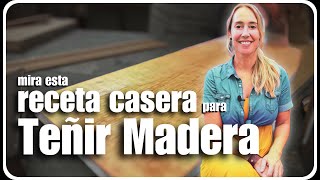 Cómo Teñir Madera con ingredientes de tu casa  Tutorial DKP [upl. by Divd]