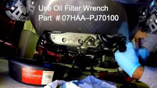 How to change the oil 2016 Honda Goldwing [upl. by Waiter]