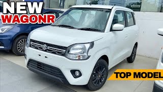 New WAGON R ZXI PLUS 2023 Top Model  Maruti Suzuki WAGON R Top Model 2023 White Colour Review [upl. by Tews]