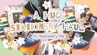 A Huge Stationery Pal Haul  Giveaway CLOSED 🎀🧸🍰  ft stationerypal [upl. by Cinimod]