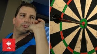 Bullseye St Johns dart player goes pro [upl. by Cohbert]