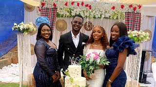 DEBBIE WEDS EMMANUEL WHITE WEDDING [upl. by Aniv]