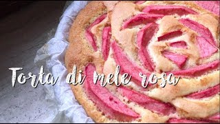 TORTA DI MELE ROSA  ricetta facile e veloce [upl. by Aicined]