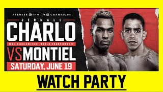 🔴Jermall Charlo vs Juan Montiel  LIVE Watch Party Round by Round Commentary [upl. by Nyral]