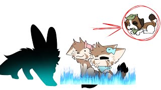 Rabbit burns two “fennec” foxes to save dog fexthewolf [upl. by Ecallaw]