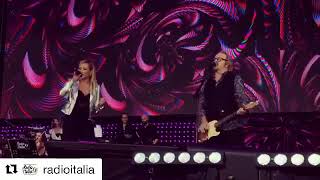 UMBERTO TOZZI E ANASTACIA  TI AMO  LIVE VERSION RADIOTALIA [upl. by Andie]