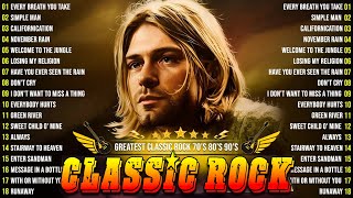 Best Classic Rock Songs Of All Time🔥Metallica ACDC Aerosmith Bon Jovi💥70s 80s 90s Classic Rock [upl. by Ativla554]