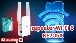 TPLink RE705X Ax3000 Mesh WiFi 6 Rang ExtenderEnglish [upl. by Nivert742]