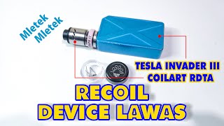 Recoil Azeroth Coilart Dengan Mod Tesla Invader 3 Pakai Coil 16ribuan Beli Online [upl. by Shalom677]