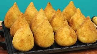 Coxinha de Lanchonete Massa Profissional e Recheio Incrível Faça e venda Muito [upl. by Nnaytsirk]