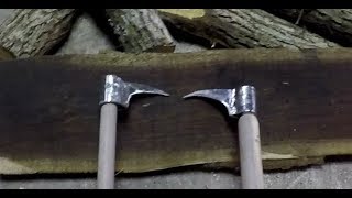 Homemade pickaroon hookaroon from lawn mower blade [upl. by Gui]