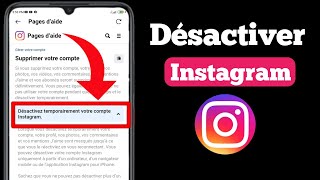 Comment désactiver un compte Instagram  Désactiver temporairement le compte Instagram [upl. by Porcia]