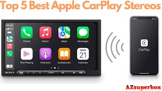 Top 5 Best Apple CarPlay Stereo Head Units For Cars 2023 [upl. by Pomona]