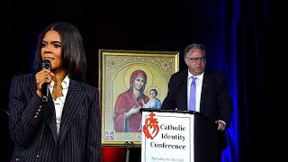 CHRIST is KING Candace Owens amp the Catholic Identity Conference [upl. by Suoivatco]