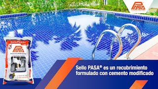 Sello PASA® recubrimiento que impermeabiliza [upl. by Ias]