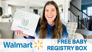 2021 Walmart Baby Box  Baby Registry Box  Free Baby Stuff Unboxing  VLOGMAS DAY 7 [upl. by Nye]