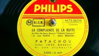 La complainte de la butte  Patachou 78 tours [upl. by Drusus939]