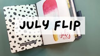 July Flip Through  B6 TN  Planner Perfect [upl. by Jezrdna]