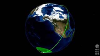 International Space Station ISS 3D Orbit [upl. by Sevein]