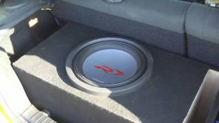 alpine typeR 12quot hifonics brutus 1200 watt amp Aveo5 [upl. by Kcub]