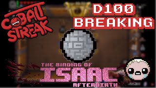 Isaac Afterbirth Eden Streaks 64  D100 Breaking  Cobalt Streak [upl. by Harbert]