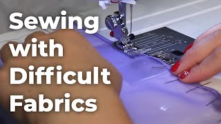 Learn How to Sew Sewing with Difficult Fabrics Episode 11 [upl. by Socrates]