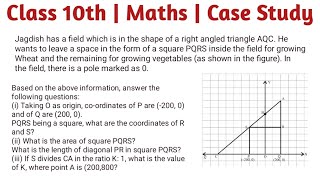 Jagdish has a field which is in the shape of a right angled triangle AQC he wants to leave a space [upl. by Stimson]