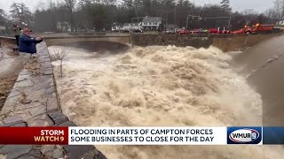 Flooding in parts of Campton forces some businesses to close for day [upl. by Anirod924]