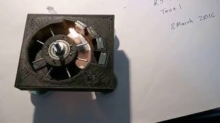 Thermomagnetic Motor R3 Test 1 [upl. by Yenhoj]