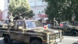 MOLDOVA Chisinau PARADA TEHNICII militare  Ziua Independentei 27082011 [upl. by Eleynad525]