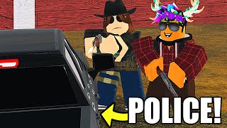 Farmers SHOOT at Undercover COPS  ERLC Roblox Liberty County [upl. by Aitercal]